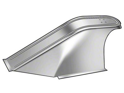 Model T Ford Front Fender - Left - Steel - Touring & Roadster - Late
