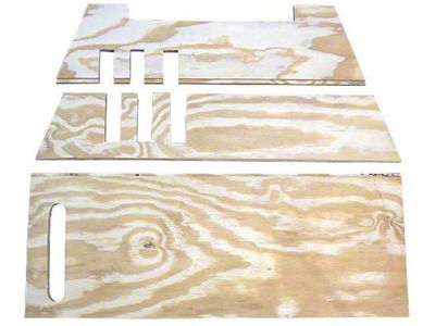 Model T Ford Front Floor Board Set - 3 Pieces - Marine Grade Plywood - Touring & Roadster