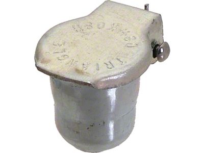 Model T Ford Front or Rear Spring Shackle & Perch Oiler, Press-In Flip-Top Type