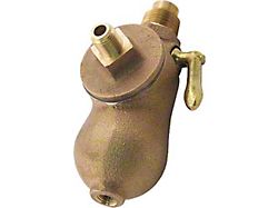 Model T Ford Gas Sediment Bulb Assembly - All Brass - No Drain Petcock - US Made