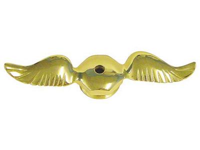 Model T Ford Gullwing Radiator Cap - Brass - For Use With Motor Meter