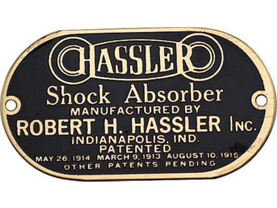 Model T Ford Hassler Shock Absorber Plate - Brass Finish