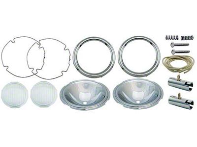 Headlight Rebuild Kit/ With Script Lenses