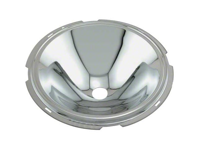Headlight Reflector/ For Quartz Hal Conv/Chrome