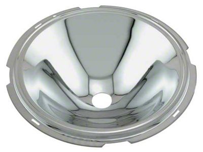 Headlight Reflector/ For Quartz Hal Conv/Chrome