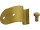 Model T Ford Hood Clip Plate Set - Brass - 4 Pieces