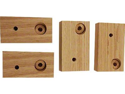 Model T Ford Hood Shelf Support Set - Wood - 4 Pieces