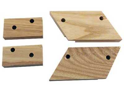 Model T Ford Hood Shelf Support Set - Wood - 4 Pieces