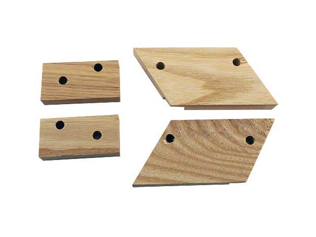 Model T Ford Hood Shelf Support Set - Wood - 4 Pieces