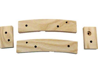 Model T Ford Hood Shelf Support Set - Wood - 4 Pieces