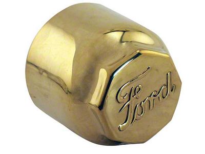 1911-early 1912 Brass Hub Cap/ford Script