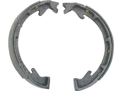 Model T Ford Hub Rear Brake Shoe Set, Lined Accessory Type