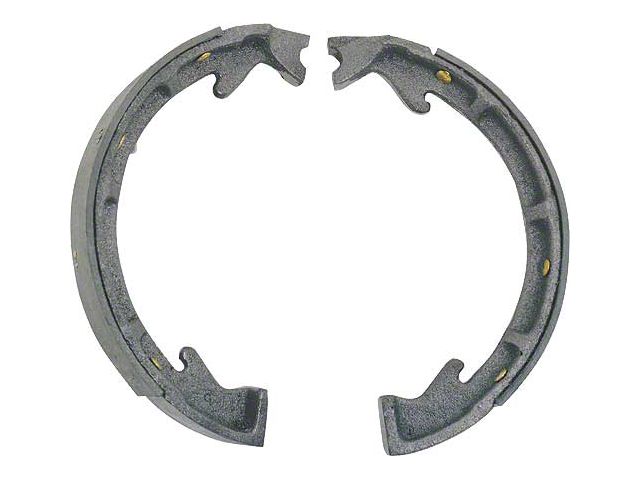 Model T Ford Hub Rear Brake Shoe Set, Lined Accessory Type