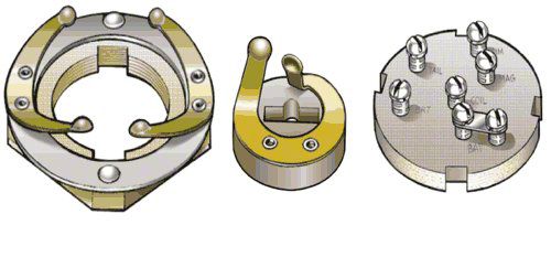 チッチとサリー Ecklers Ignition Switch Rebuild Set - Bend-Over Clip Type (1919