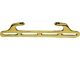 Model T Ford License Plate Bracket - Front - Cast Polished Brass - 1-Piece Type