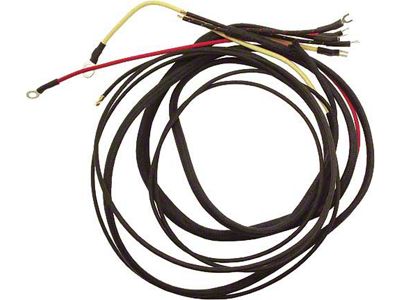 Model T Ford Lighting Wire Harness - 5 Wires - For Left Side Headlights & Taillights