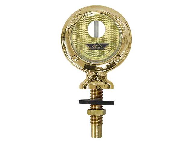 Model T Ford Motor Meter - Brass - Plain - Universal Wing -Ford Script