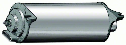 Ecklers Model T Ford Muffler - Cast Iron Ends