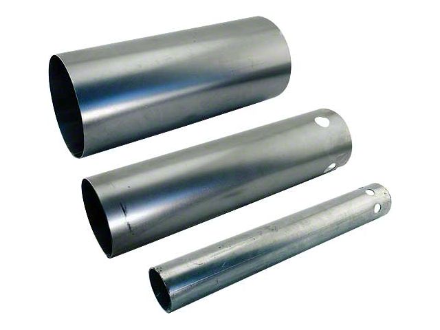 Model T Ford Muffler Shell Section - 3 Pieces - For Steel End Muffler - For 1 Bolt Style Castings