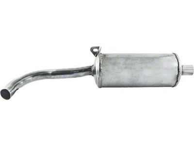 Model T Ford Muffler - Stainless Steel - With Exhaust Extension