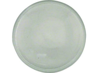 Model T Ford Oil Lamp Lens - White Glass - 2-1/16 Diameter