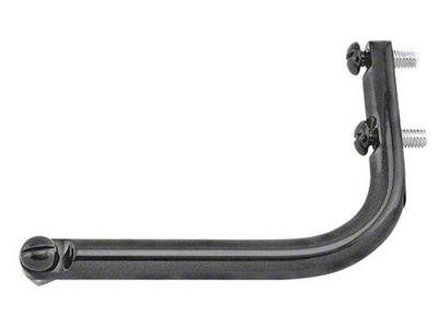 Model T Ford Outside Rear View Mirror Arm - Right Or Left -Powder-coated - Black - 6 Long
