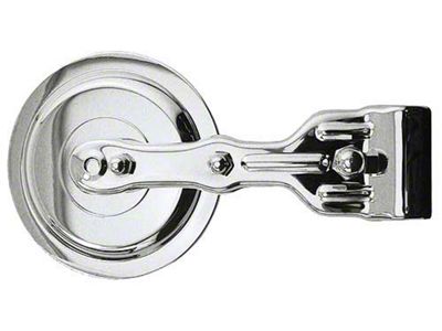 Model T Ford Outside Rear View Mirror - Chrome Plated - Round - For Open Cars Only - Top Quality