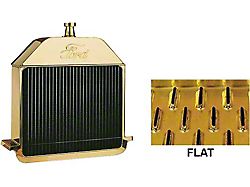 Radiator with Ford Script; Flat Tube (13-14 Model T)