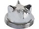 Model T Ford Radiator Cap - Chrome - Low Fin Style