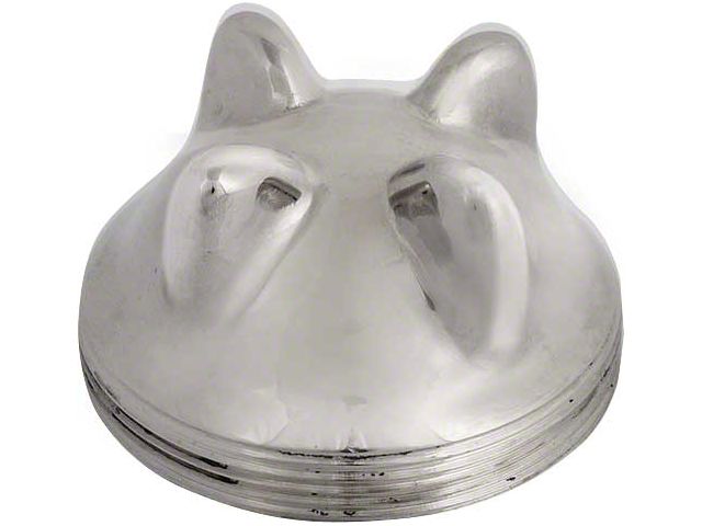 Ecklers Radiator Cap - Nickel - Low Fin Style (1917-1927 Model T)