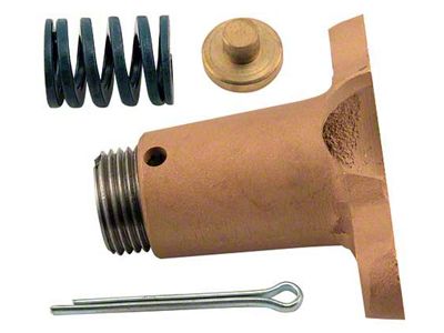 Model T Ford Radius Rod Anti-Rattle Assembly - APCO Style -Cast Brass Body - With Tension Spring