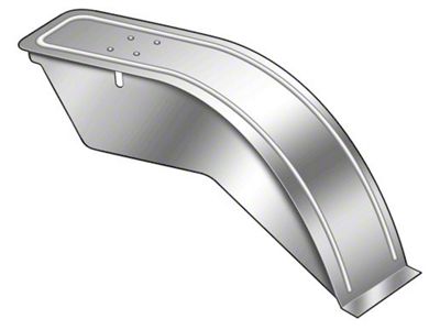 Model T Ford Rear Fender - Left - Steel - Depot Hack