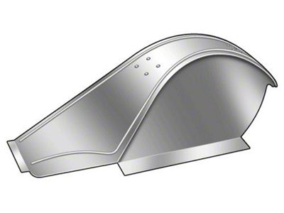 Model T Ford Rear Fender - Left - Steel - Torpedo