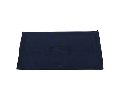Model T Ford Rear Floor Mat - Rubber - Black With Ford Script - For Touring Only