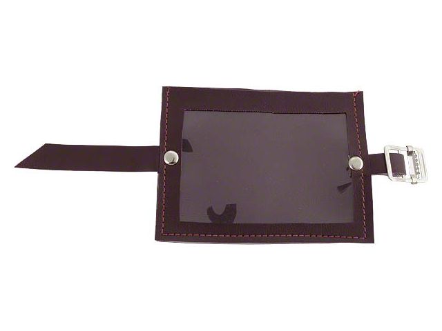 Registration Holder/ Vinyl/ Burgundy/ 3-3/4 X 5