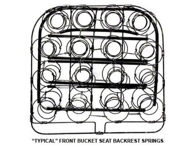 Model T Ford Seat Spring - Front Driver Side Left Backrest - Tudor