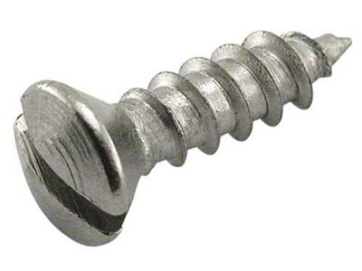 Model T Ford Side Curtain Fastener - Common Sense Screws - Stainless Steel - 10 Pieces