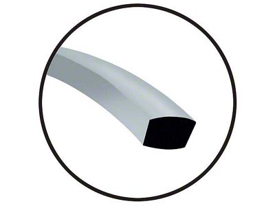 Model T Ford Tack Strip - Hard Rubber Strip - 1/2 X 3/8 - Order By The Foot