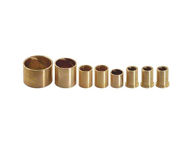 Model T Ford Transmission Bushing Set - 8 Pieces - Bronze -Grooved