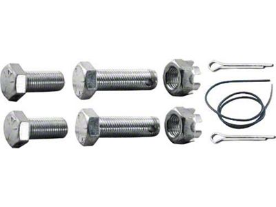 Model T Ford Universal Joint Ball Cap Bolt Set - 9 Pieces
