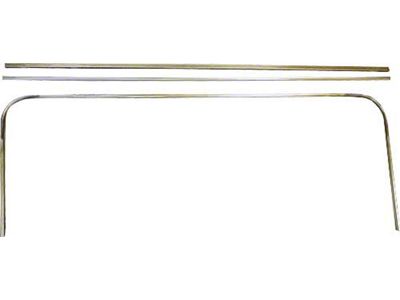 Windshield Channel Kit - Brass - For Open CarsOnly (1909-1912 Model T)