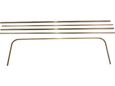 Windshield Channel Kit - Brass - For Open CarsOnly (1913-1914 Model T)