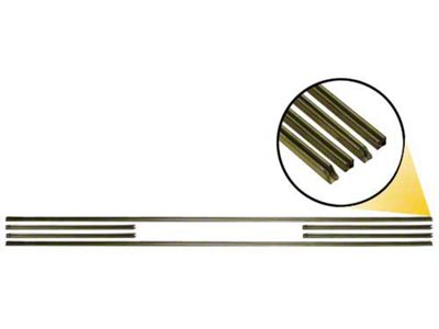 Windshield Channel Kit - Brass - For Open CarsOnly (1923-1925 Model T)
