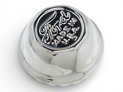 Wire Wheel Hub Cap - Nickel - Ford Script (1926-1927 Model T; 1926-1927 Model TT)