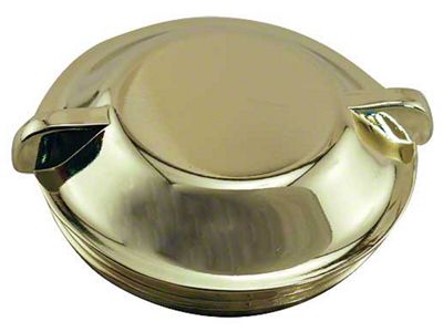 Model T Ford Gas Tank Cap - Brass Plated Zinc - Original Design - Screw In - Designed For 1926-27 But Will Work For AllYears - Non-Script