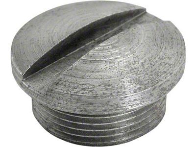 Model T Oil Pan/Differential Housing Drain Plug, Early Slotted Style, 1909-1912