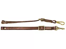 Top To Windshield Straps/ Natural W/ Brass