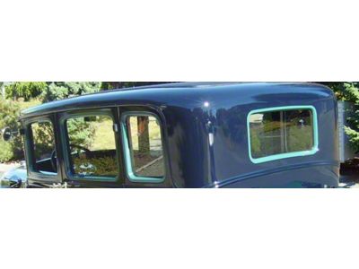Model A Ford Window Glass Set - Standard Fordor Sedan & Town Sedan - Murray 155A & 155C & 165A & 165C - Concours Quality
