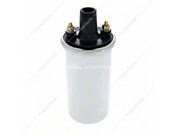 12-Volt Ignition Coil; Chrome Plated (Universal; Some Adaptation May Be Required)