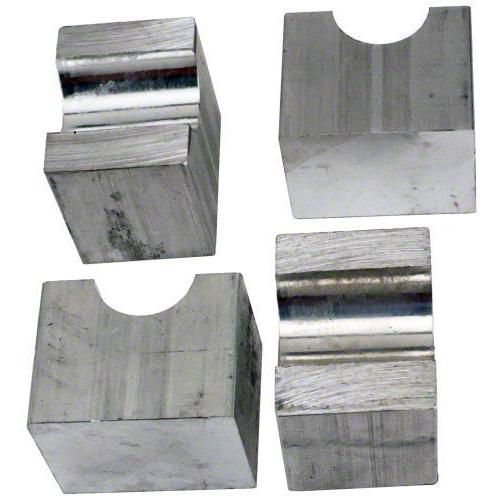 Ecklers Header Spacer Blocks; Aluminum (28-31 Model A)